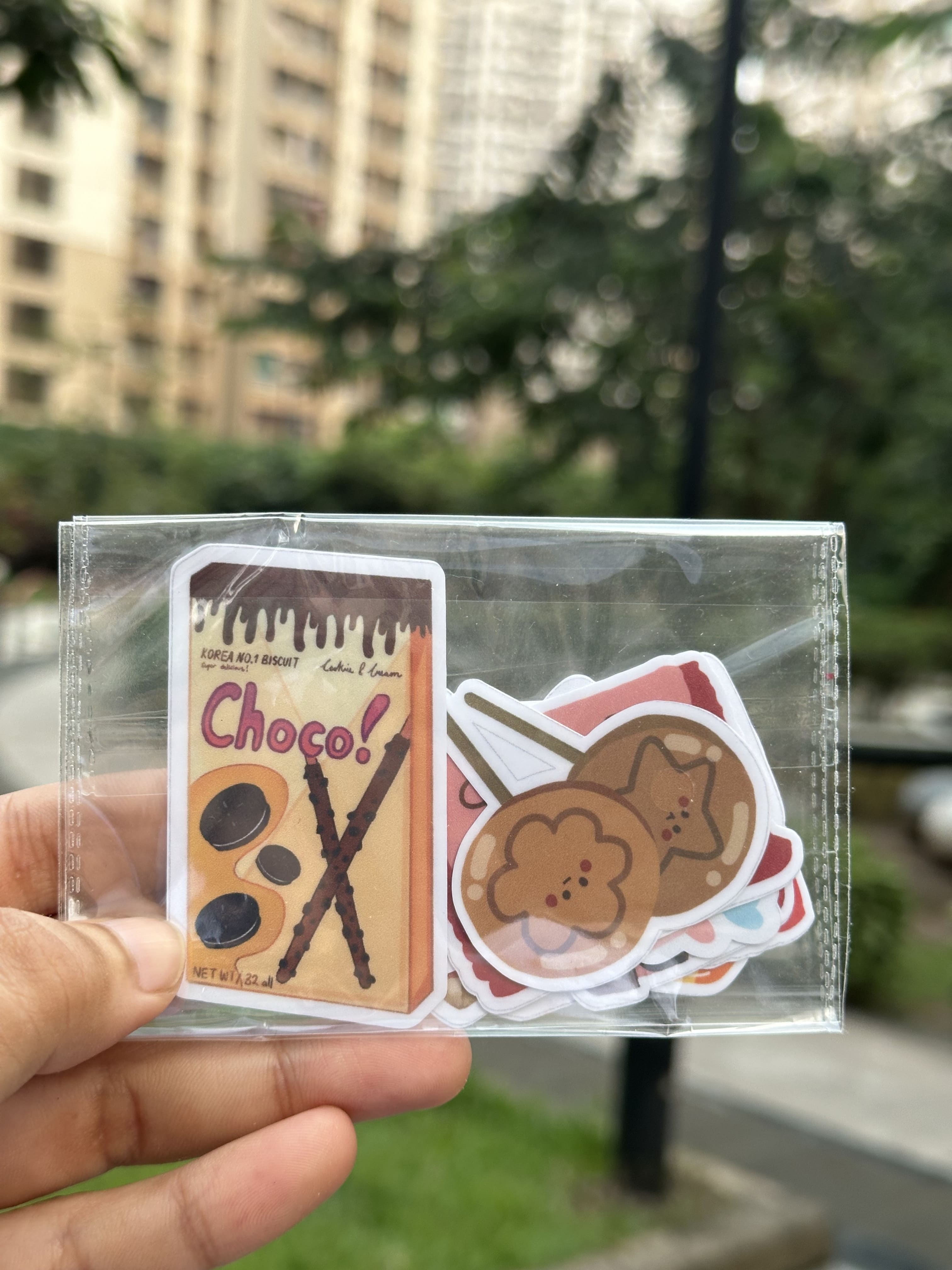 Asian Snack Stickers Pack [10 Stickers]