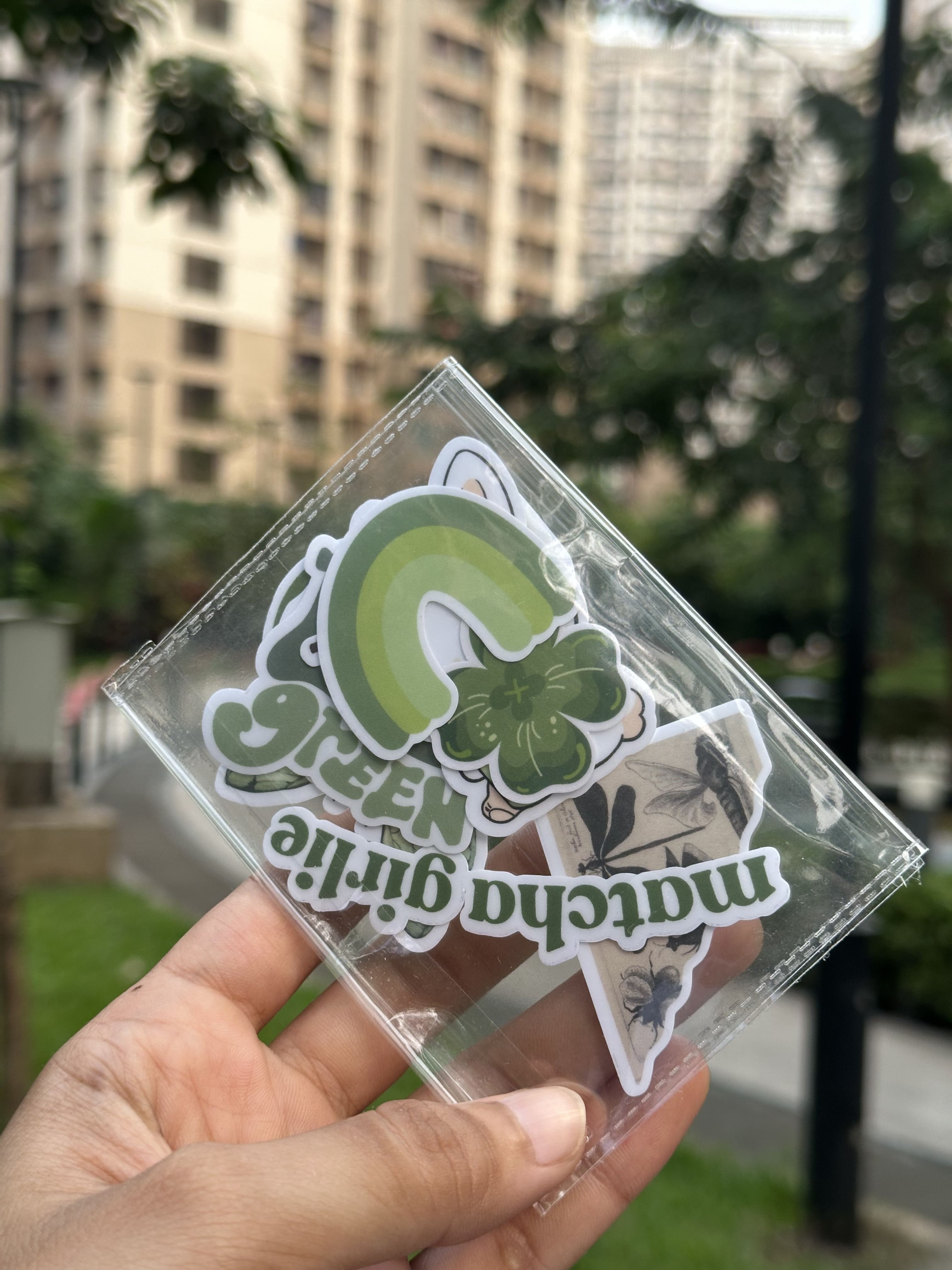 Matcha Girl Stickers Pack [10 Stickers]