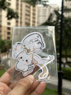 White Whisker Stickers Pack [10 Stickers]