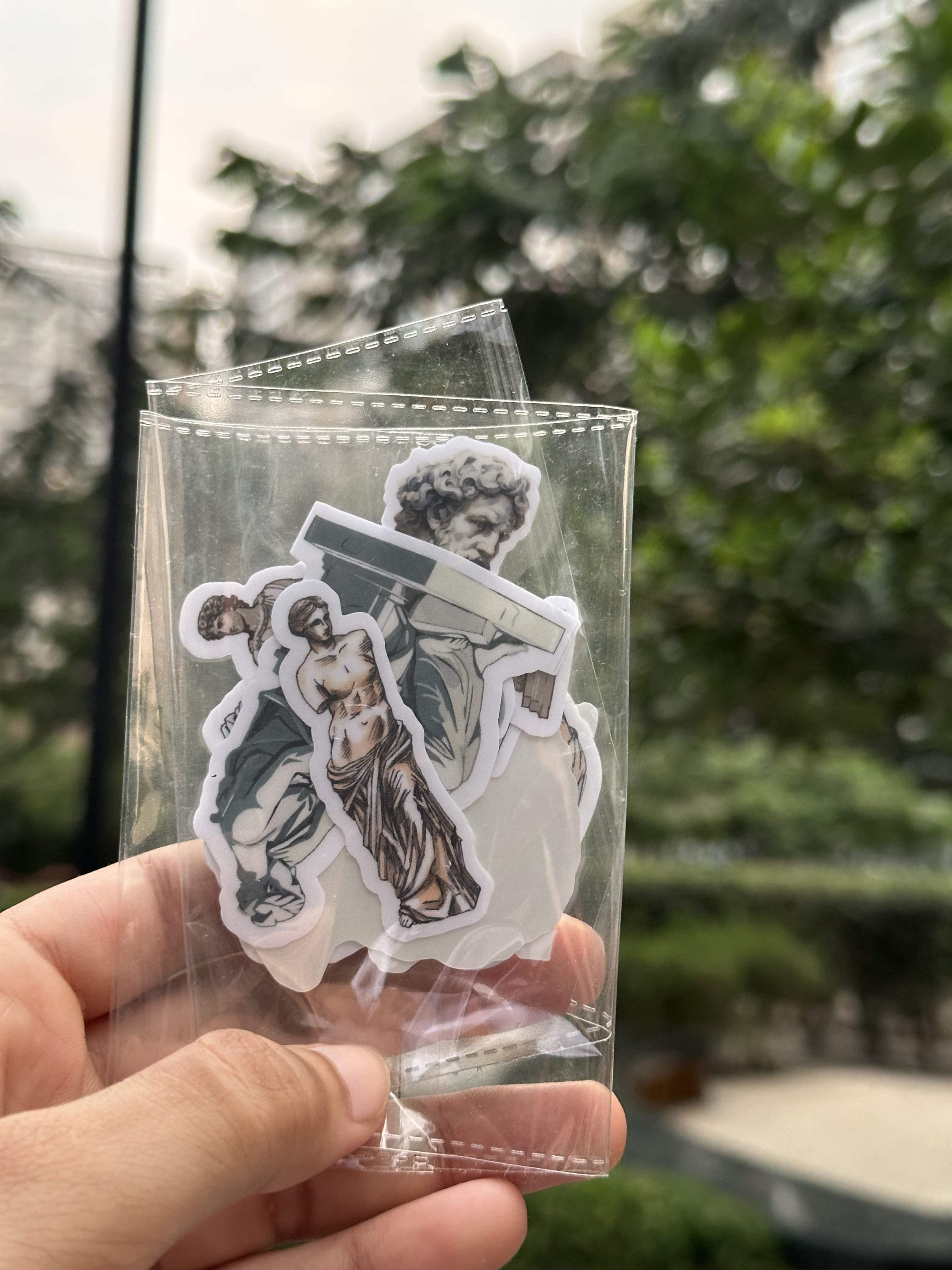 Greek Muse Stickers Pack [10 Stickers]