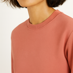 Women Sweatshirt Pure Cotton - CORAL