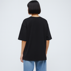 Emotionally Unavailable Women Oversized T-shirt Pure Cotton - BLACK
