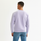 Men Sweatshirt Pure Cotton - LAVENDER