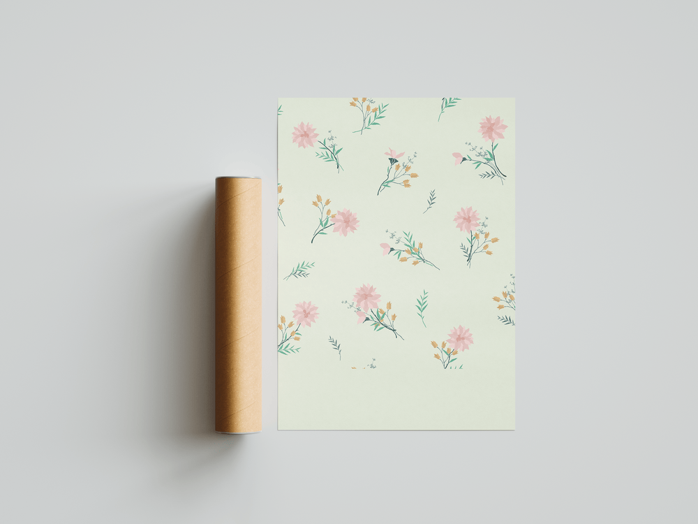 Floral Coquette Aesthetic Poster