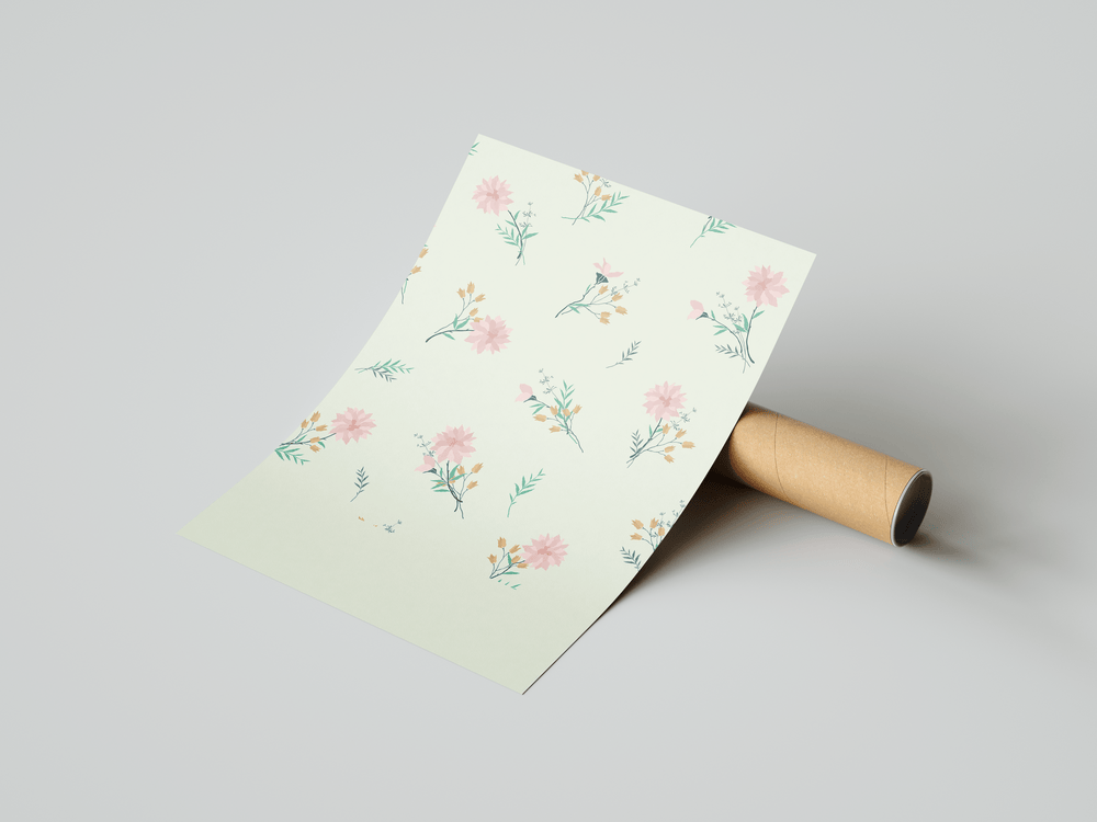 Floral Coquette Aesthetic Poster