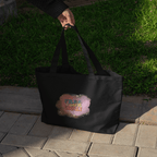 Free Your Energy Large Tote Bag 100% Cotton with Zipper