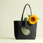 Love Always Pastel Large Tote Bag 100% Cotton with Zipper