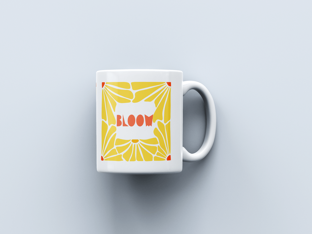 Bloom White Coffee Mug