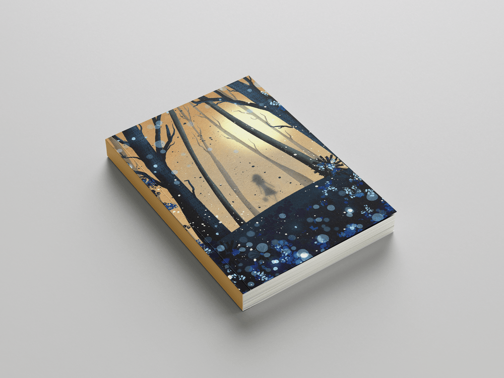 Blue Frost Journal, A5 UNRULED
