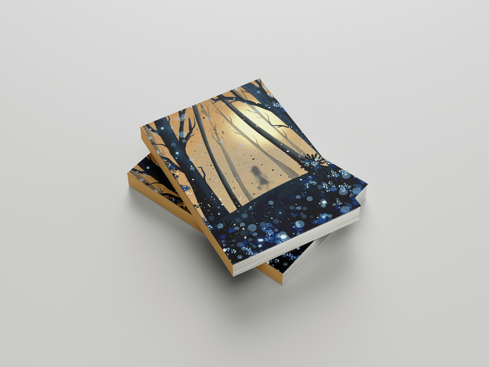 Blue Frost Journal, A5 UNRULED