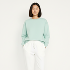 Women Sweatshirt Pure Cotton - MINT