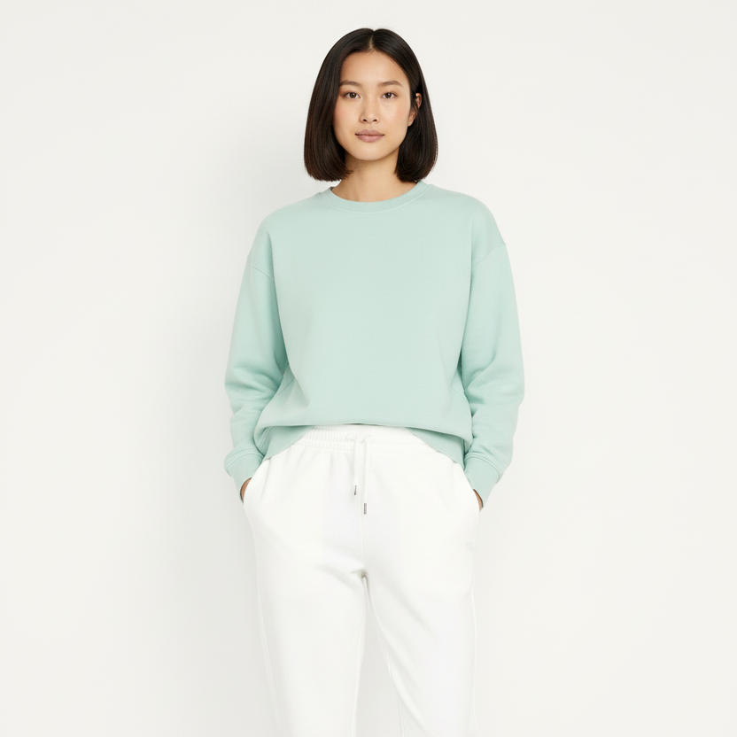 Women Sweatshirt Pure Cotton - MINT