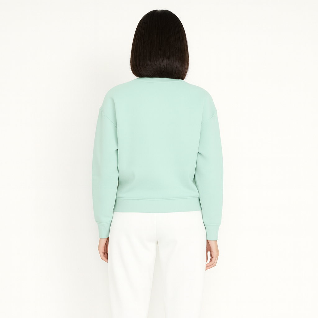 Women Sweatshirt Pure Cotton - MINT