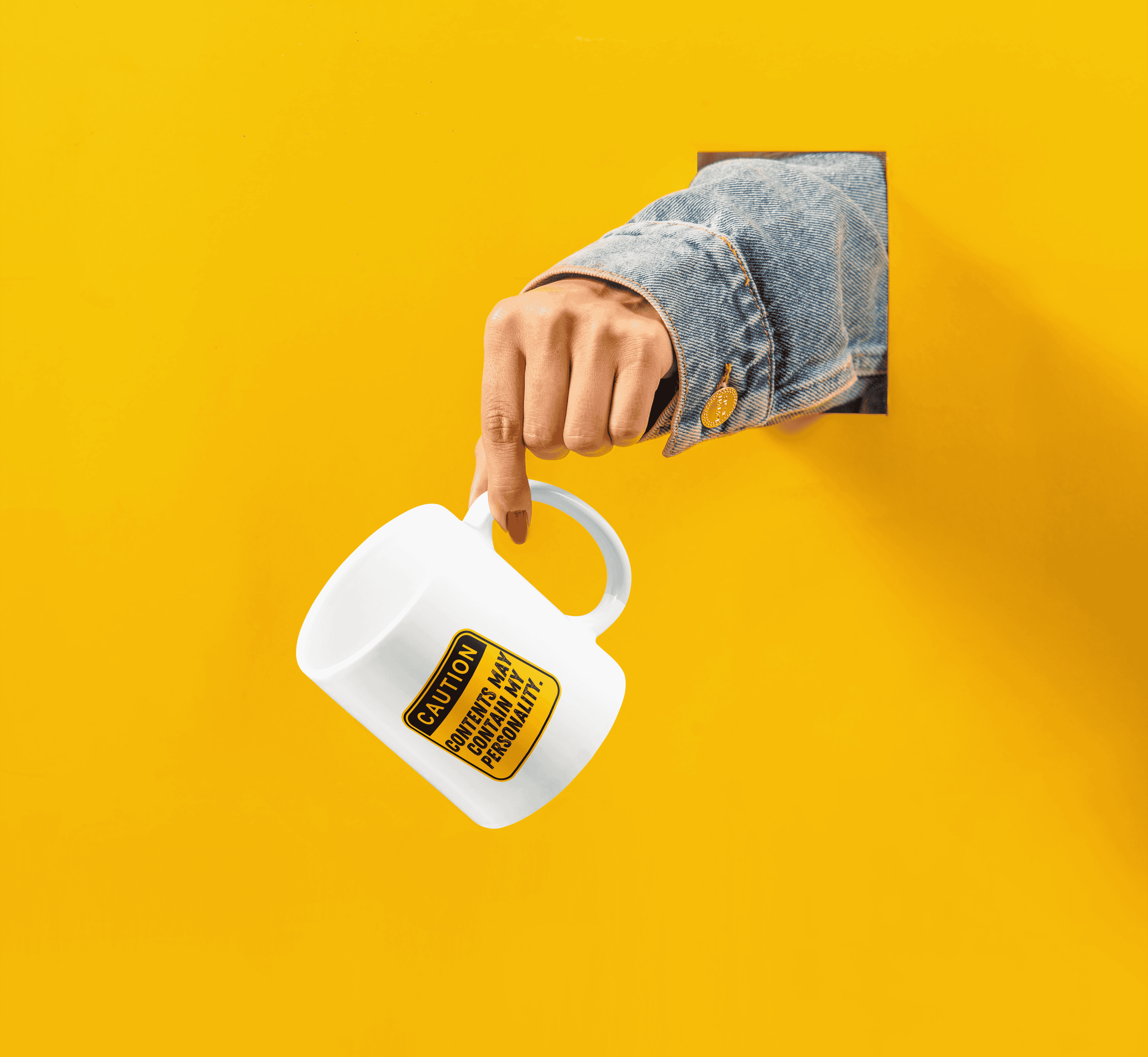 Personality White Coffee Mug