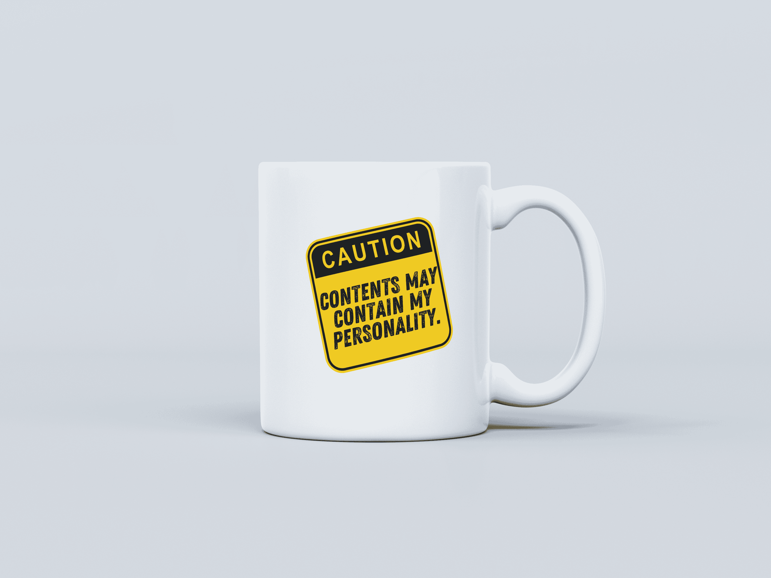 Personality White Coffee Mug