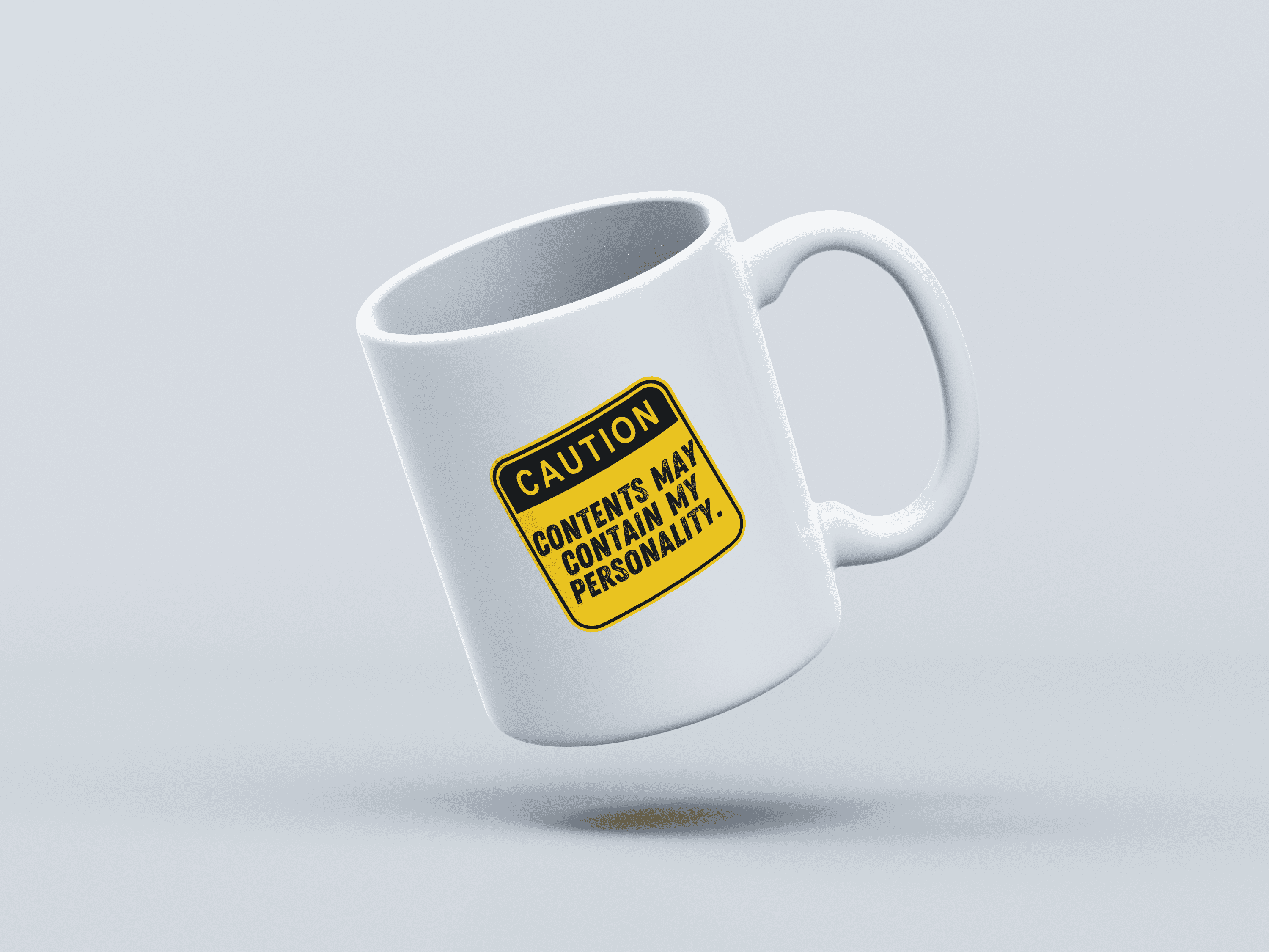 Personality White Coffee Mug