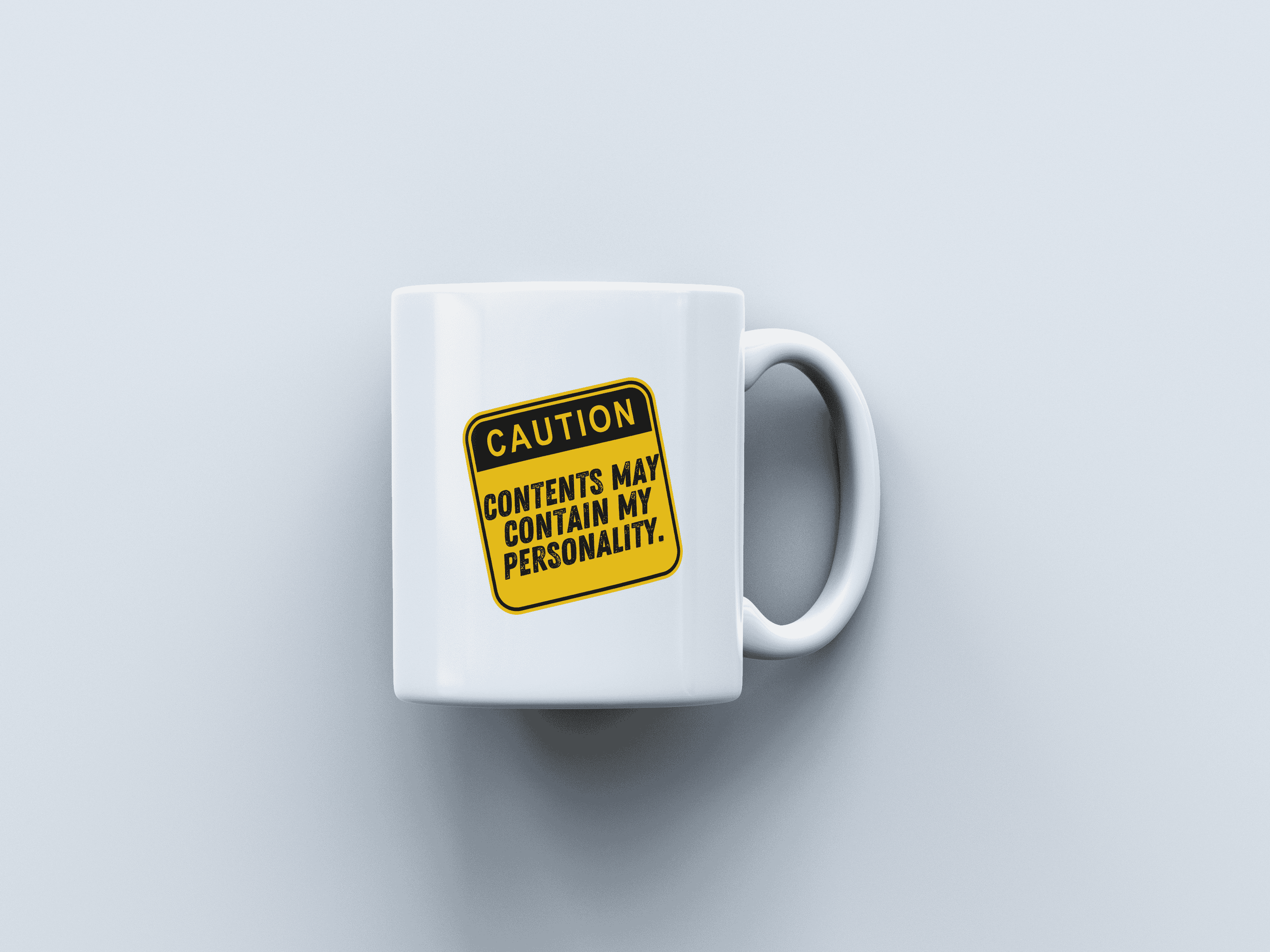 Personality White Coffee Mug
