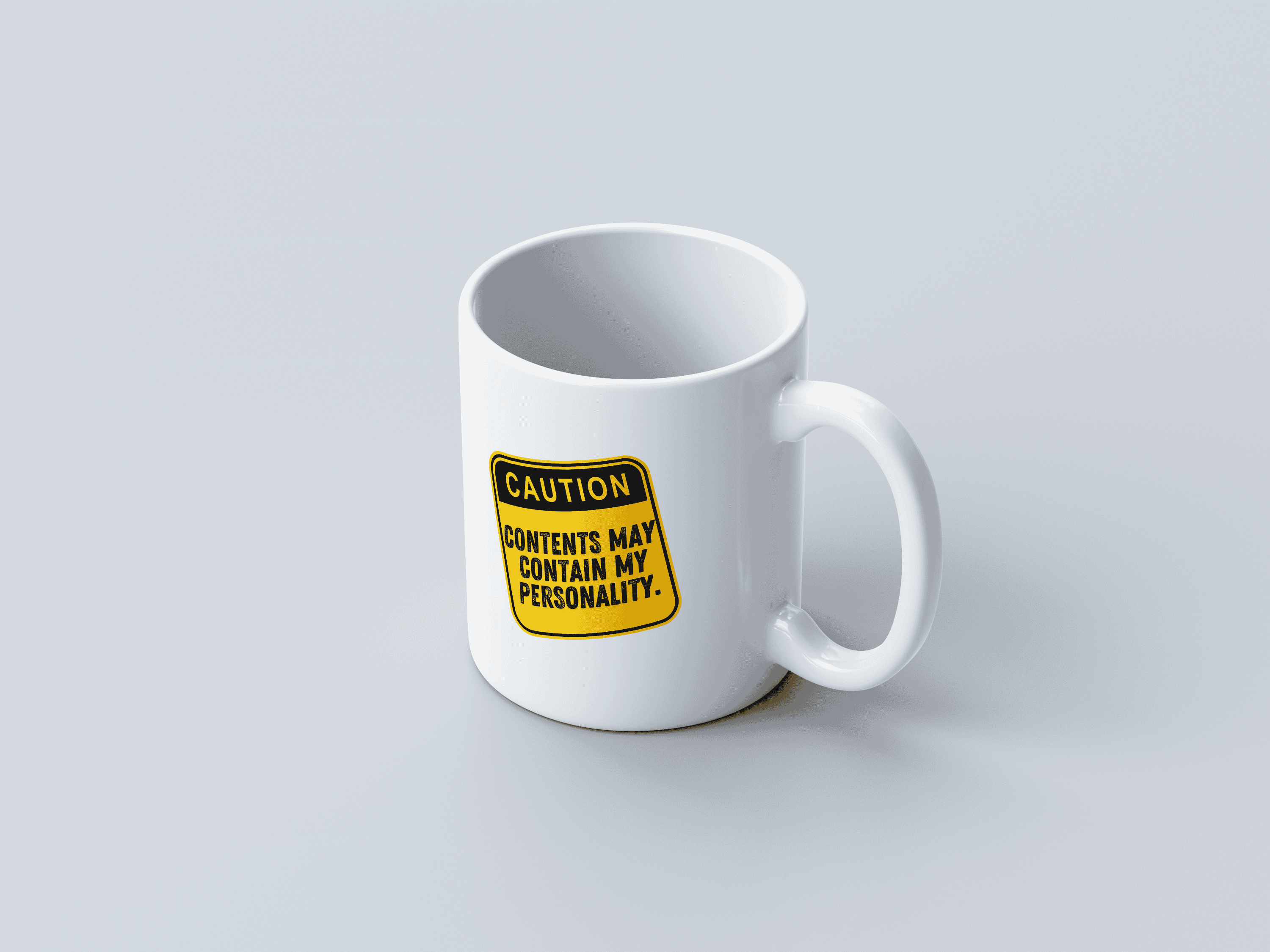 Personality White Coffee Mug
