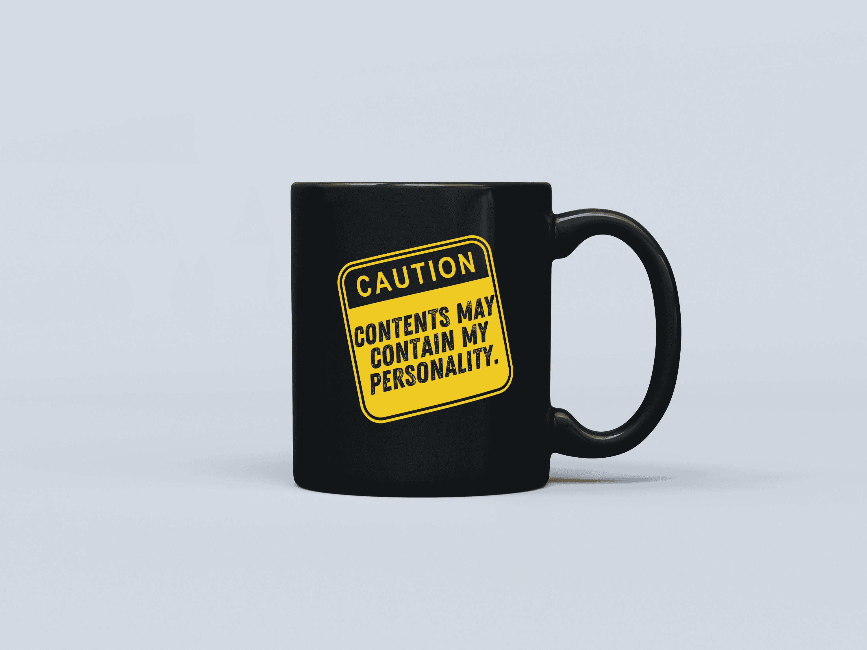 Personality Black Coffee Mug
