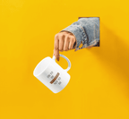 Coffeeholic White Coffee Mug