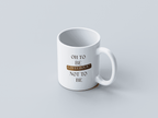 Coffeeholic White Coffee Mug