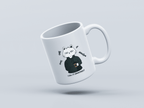 Caffeine Addicted White Coffee Mug