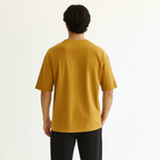 Men Oversized T-shirt Pure Cotton - MUSTARD