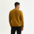 Men Sweatshirt Pure Cotton - MUSTARD