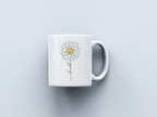 Diasy White Coffee Mug