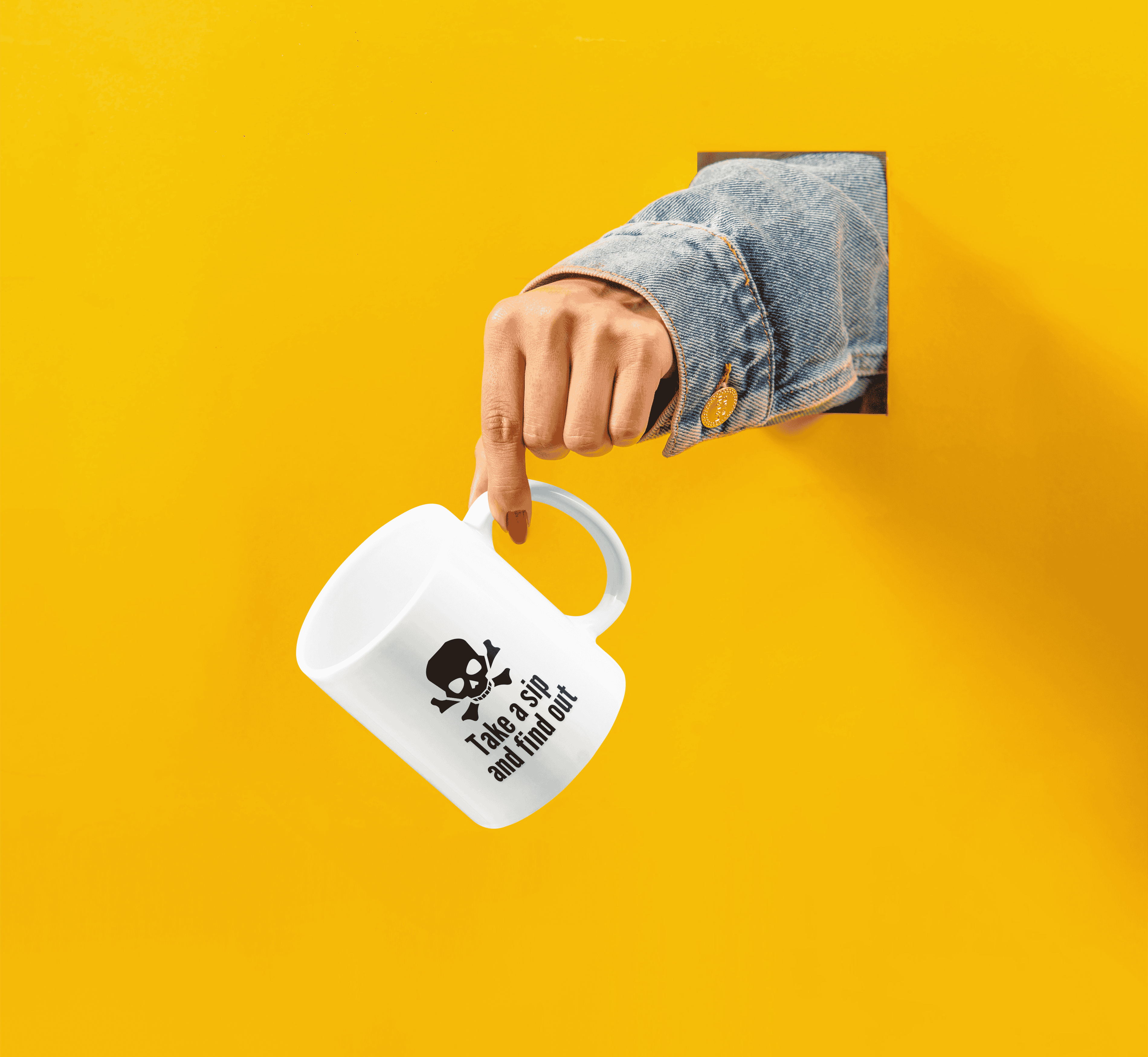 Death Flag White Coffee Mug