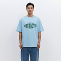 Easily Distracted Men Oversized T-shirt Pure Cotton - SKY BLUE