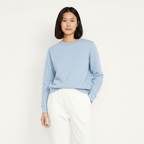 Women Sweatshirt Pure Cotton - BLUE