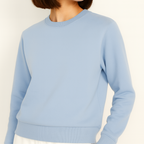 Women Sweatshirt Pure Cotton - BLUE