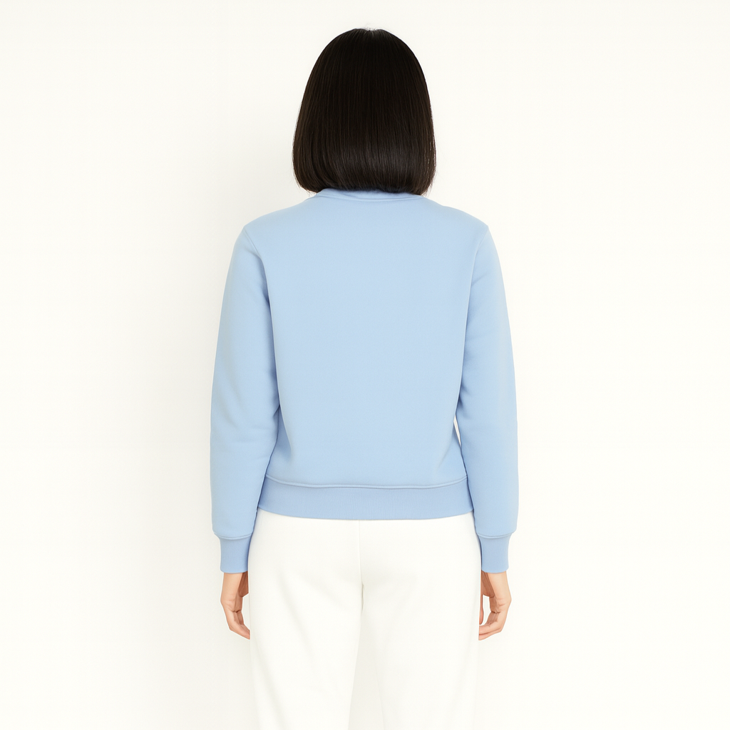 Women Sweatshirt Pure Cotton - BLUE