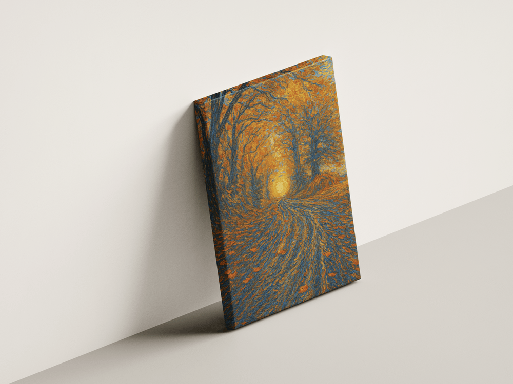 Fell in Fall Premium Canvas Art Print