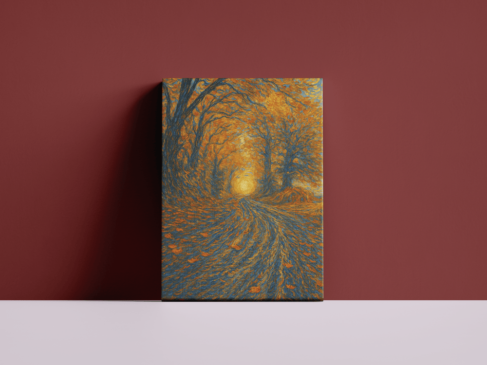 Fell in Fall Premium Canvas Art Print