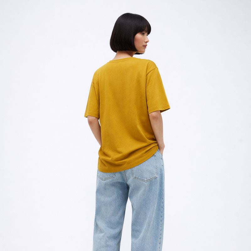 Emotionally Unavailable Women Oversized T-Shirt - MUSTARD