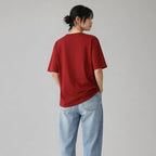 Tokyo 1980 Women Oversized T-shirt Pure Cotton - RED