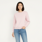 Women Sweatshirt Pure Cotton - PINK