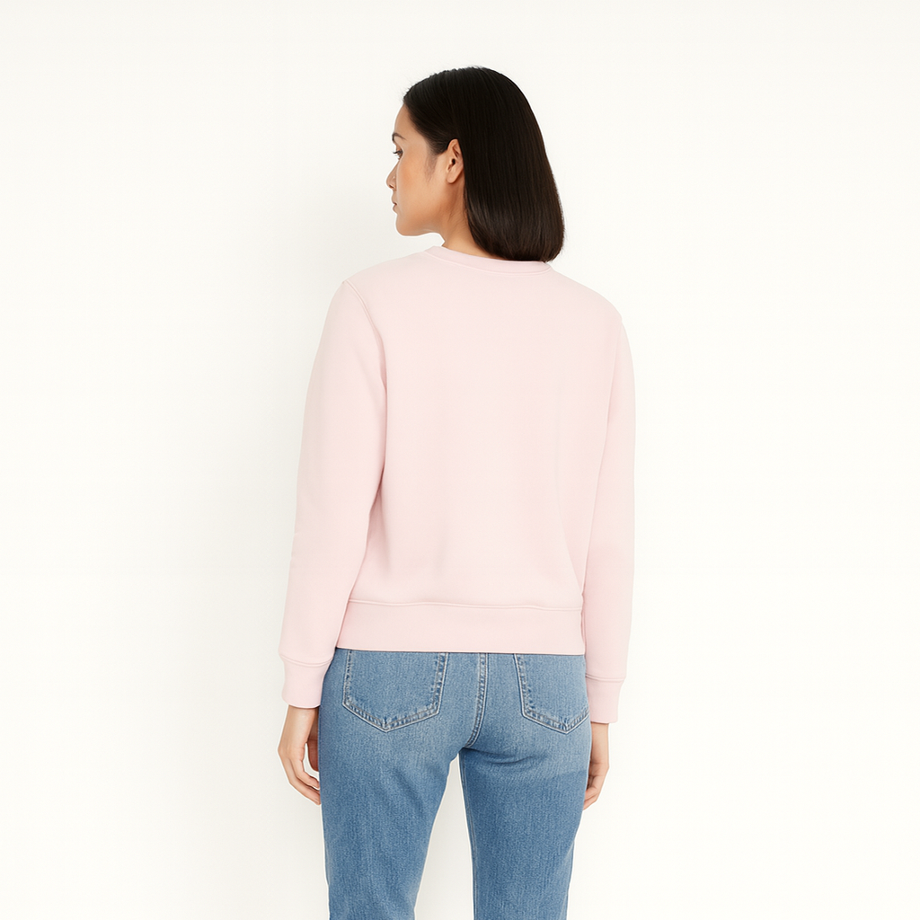Women Sweatshirt Pure Cotton - PINK