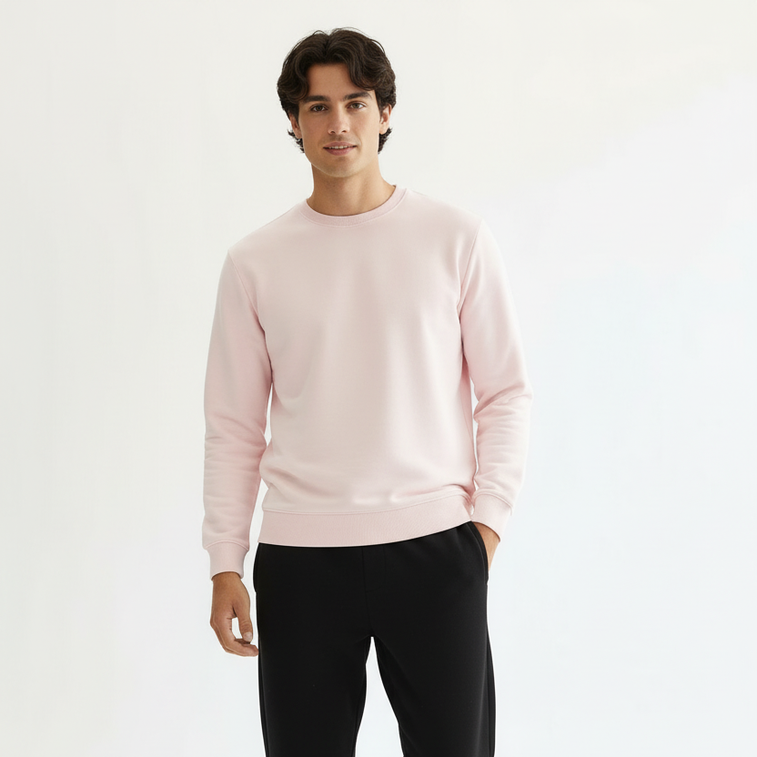 Men Sweatshirt Pure Cotton - PINK