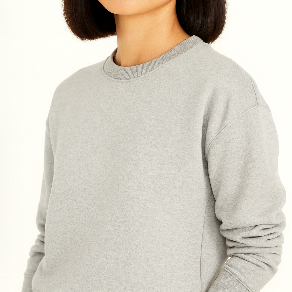 Women Sweatshirt Pure Cotton - GREY