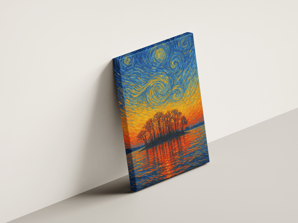 Island of Illusion Premium Canvas Art Print