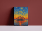 Island of Illusion Premium Canvas Art Print