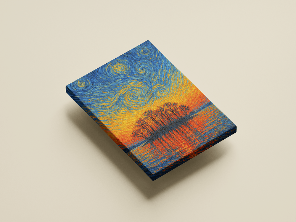 Island of Illusion Premium Canvas Art Print