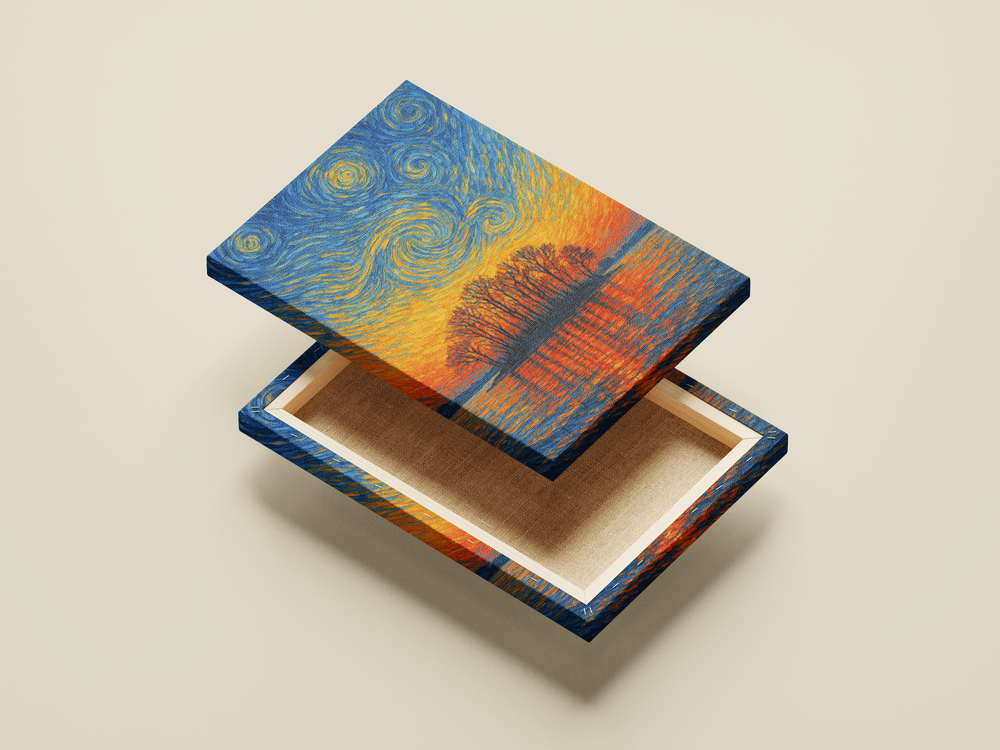 Island of Illusion Premium Canvas Art Print