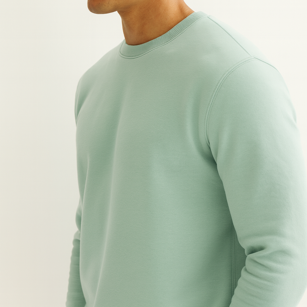 Men Sweatshirt Pure Cotton - MINT
