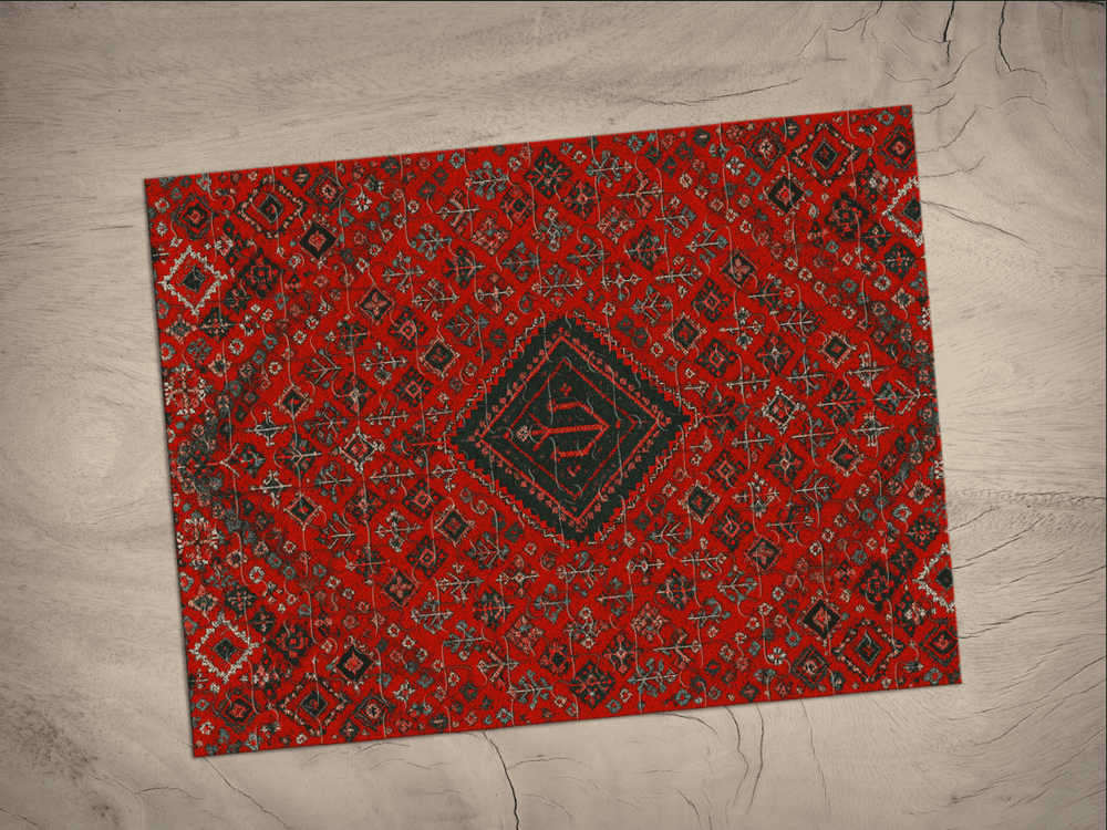 Red Persian Carpet Jigsaw Puzzle