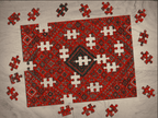 Red Persian Carpet Jigsaw Puzzle