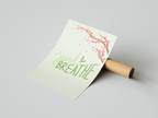 Just Breathe Meditative Poster